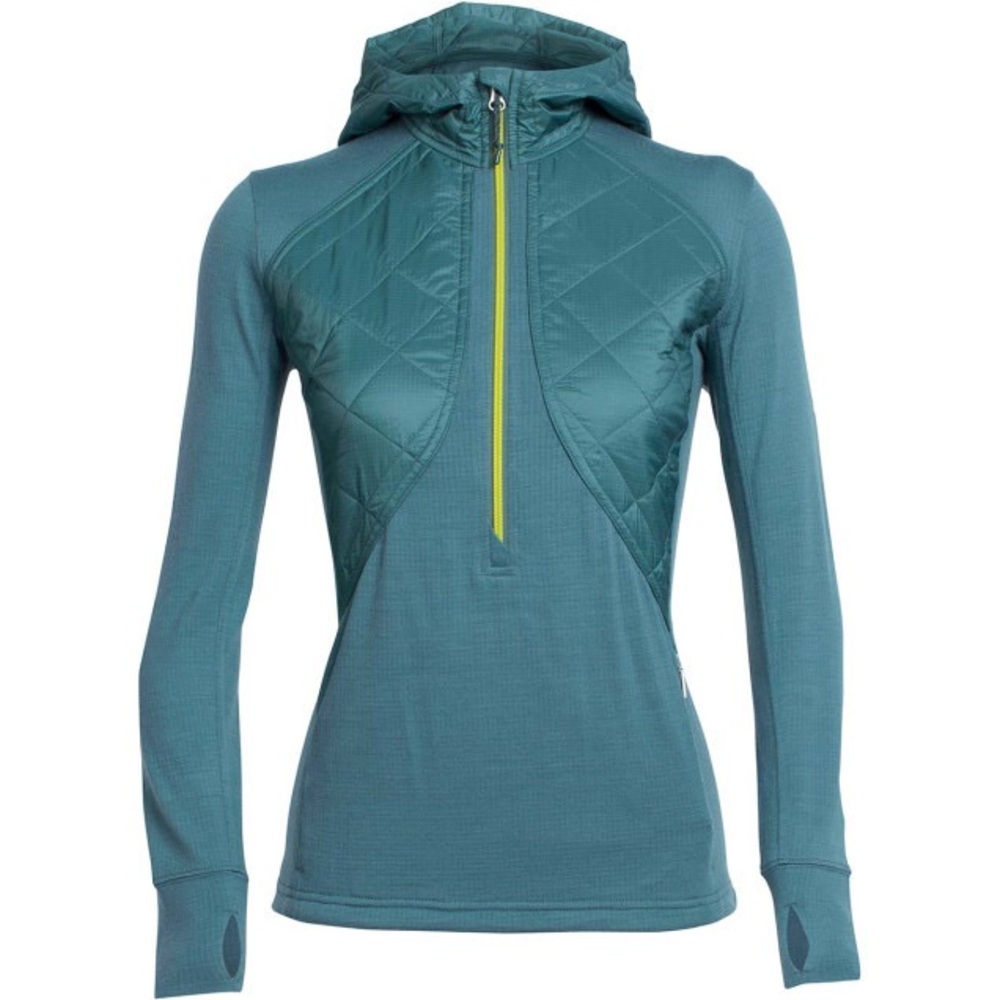 Icebreaker MerinoLOFT Ellipse Long Sleeve Half Zip Hood